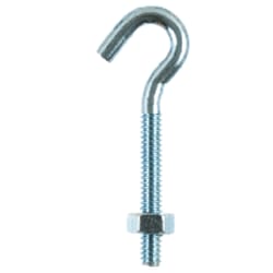 Hampton Small Zinc-Plated Silver Zinc 0.8125 in. L Hook Bolt 165 lb 1 pk