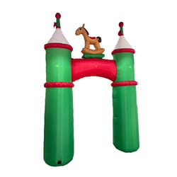 Celebrations LED White Christmas Soldiers Arch 12 ft. Inflatable