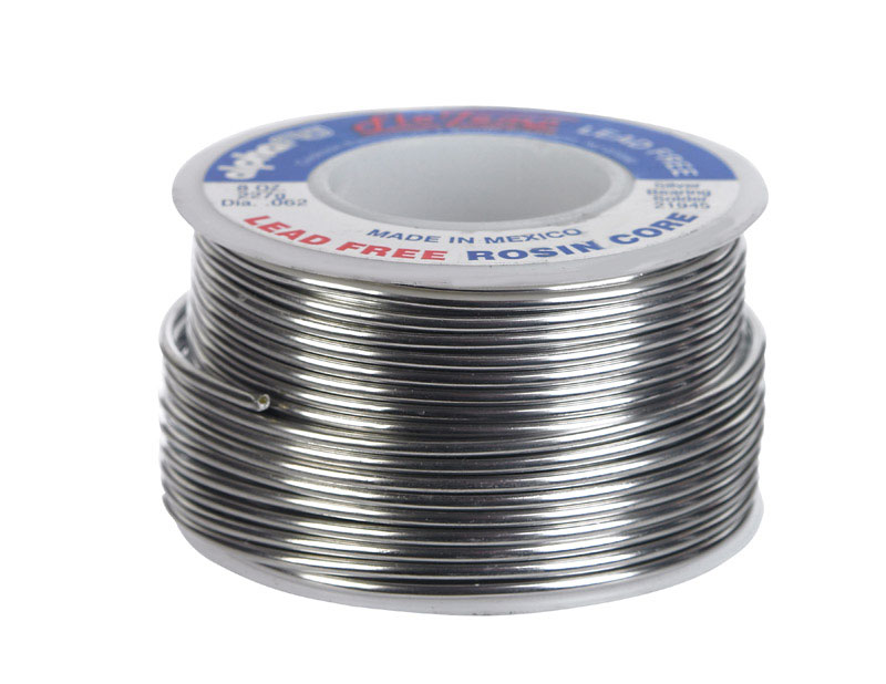 Alpha Fry 8 oz Lead-Free Rosin Core Solder Wire 0.062 in. D Silver 