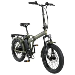 Retrospec Jax Rev 750 Unisex 20 in. D Electric Folding Bicycle Matte Olive Drab