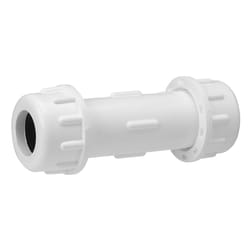 Homewerks Schedule 40 1-1/2 in. Compression X 1-1/2 in. D Compression PVC Coupling 1 pk