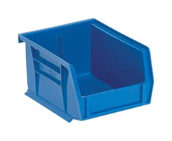 Quantum Storage 4-1/8 in. W X 2-13/16 in. H Tool Storage Bin Polypropylene 1 compartments Blue