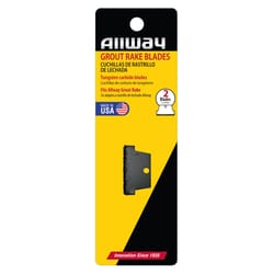 Allway 6 in. H X 2 in. W Carbide Grit Grout Removal Tool Blade 2 pk