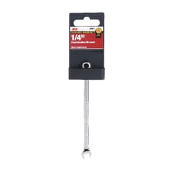 Ace Pro Series 1/4 in. X 1/4 in. SAE Combination Wrench 5 in. L 1 pc