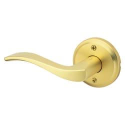 Kwikset Sedona Transitional Satin Brass Half-Dummy Lever Left Handed