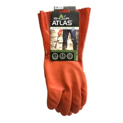 Atlas Unisex Indoor/Outdoor Chemical Gloves Orange M 1 pair