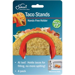 Jokari Orange ABS Plastic Taco Stands