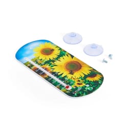 Taylor Sunflower Tube Thermometer Plastic Multicolored 8 in.