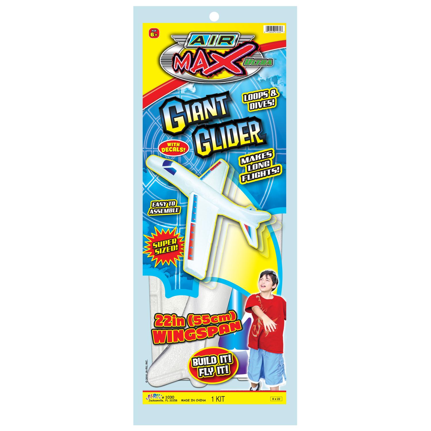 Ja-Ru Air Max Giant Glider Airplane Foam Multicolored - Ace Hardware