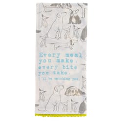 Karma Multicolored Cotton Dog Tea Towel 1 pk