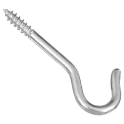 National Hardware Zinc-Plated Silver Steel 2-1/16 in. L Ceiling Hook 25 lb 1 pk