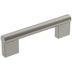 Amerock Versa Contemporary Rectangle Cabinet Pull 3-3/4 in. Satin Nickel 1 pk