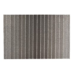 Chilewich 24 in. W X 36 in. L Taupe Bold Stripe Vinyl Utility Mat