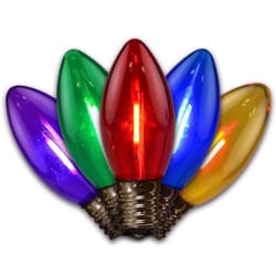 Holiday Bright Lights LED C9 Multicolored 25 ct Replacement Christmas Light Bulbs