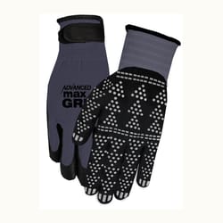 MidWest Quality Gloves Advanced Max Grip L/XL Nylon/Spandex Black/Gray Gloves