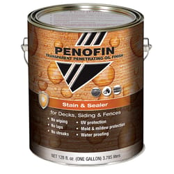 Penofin Transparent Matte Ebony Oil-Based Alkyd-Oil Stain and Sealer 1 gal