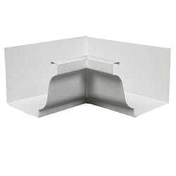 Amerimax 6 in. W X 10 in. L White Aluminum K Inside Corner
