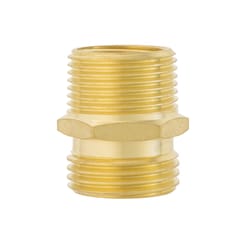 Ace 3/4 in. MHT x 3/4 in. MPT x 1/2 in. FPT in. Brass Threaded Hose Adapter