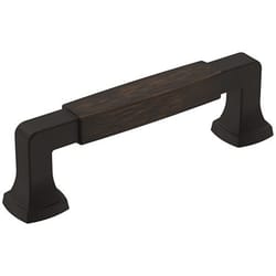 Amerock Stature Transitional Rectangle Cabinet Pull 3-3/4 in. Oil Rubbed Bronze 1 pk