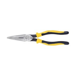 Klein Tools Journeyman 8.42 in. Steel Long Nose Side Cutting Pliers