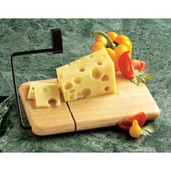 Prodyne 9-1/2 in. L X 6 in. W X 0.88 in. Wood Cheese Board with Slicer