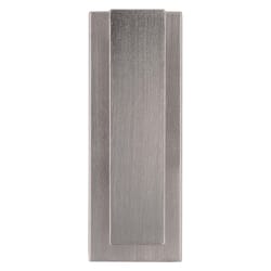 National Hardware Reed 4.75 in. L Satin Nickel Brass Door Knocker