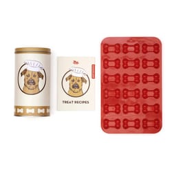 Kikkerland Kobe Grain Free Treat Jar For Dogs 1 pk