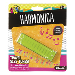 Toysmith Yay Harmonica Toy Green 1 pc