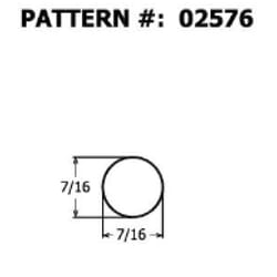 Alexandria Moulding Round Ramin Hardwood Dowel 7/16 in. D X 48 in. L Green