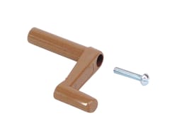 US Hardware Brown Plastic Awning Window Crank For Universal