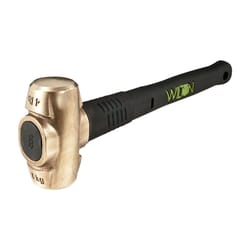 Wilton B.A.S.H. 4 lb Brass Sledge Hammer 16 in. Rubber/Steel Handle