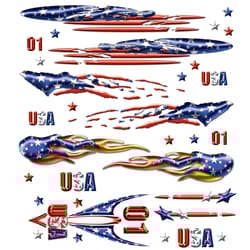 PineCar Dry Transfer Decal Multicolored