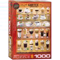 Eurographics Coffee Jigsaw Puzzles Multicolored 1000 pc
