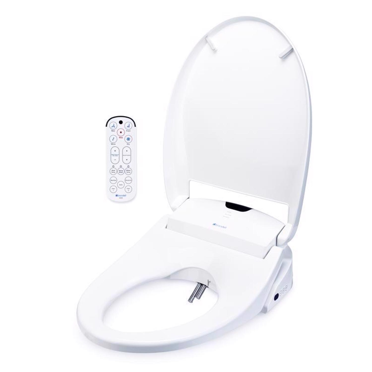 Brondell Swash N/A gal White Elongated Electronic Bidet Toilet Seat