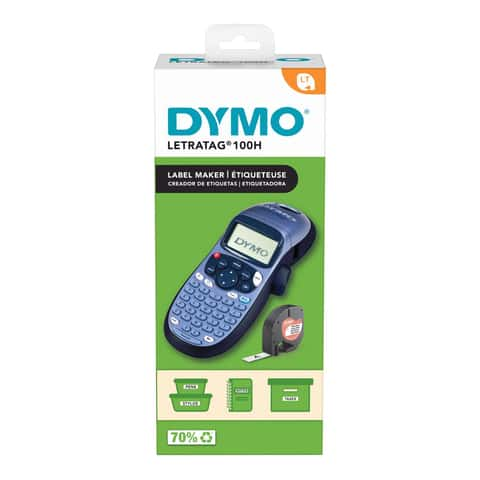 ⭐ Dymo Label Maker Letra Tag Blue LCD Screen Handheld Electronic -TESTED