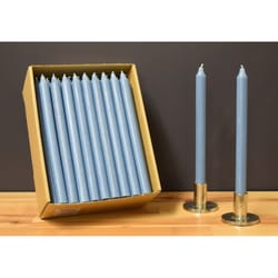 Kiri Tapers Colonial Blue Unscented Scent Taper Candle