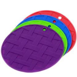 Chef Craft Assorted Silicone Round Trivet