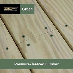 HILLMAN Deck Plus No. 8 in. X 2 in. L Green Star Flat Head Exterior Deck Screws 26 lb 3125 pk