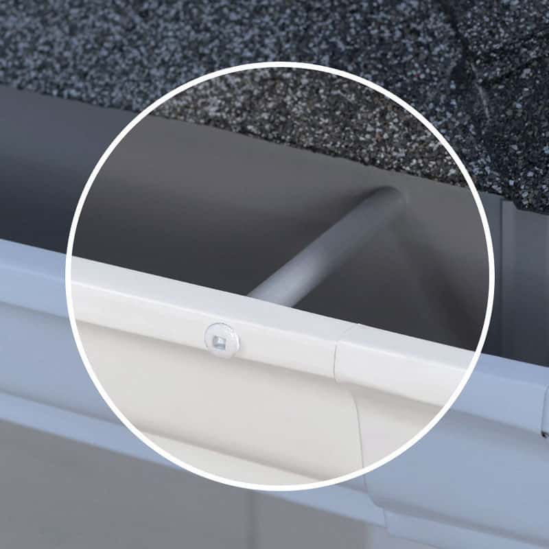 Amerimax 7 in. L Hex/Slotted Hex Head Galvanized Metal Gutter Screw w