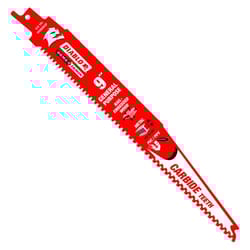 Diablo Demo Demon 9 in. Carbide Tipped General Purpose Reciprocating Saw Blade 6/9 TPI 1 pk
