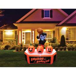 A Holiday Company 5 ft. Prelit Smashing Pumpkins Inflatable