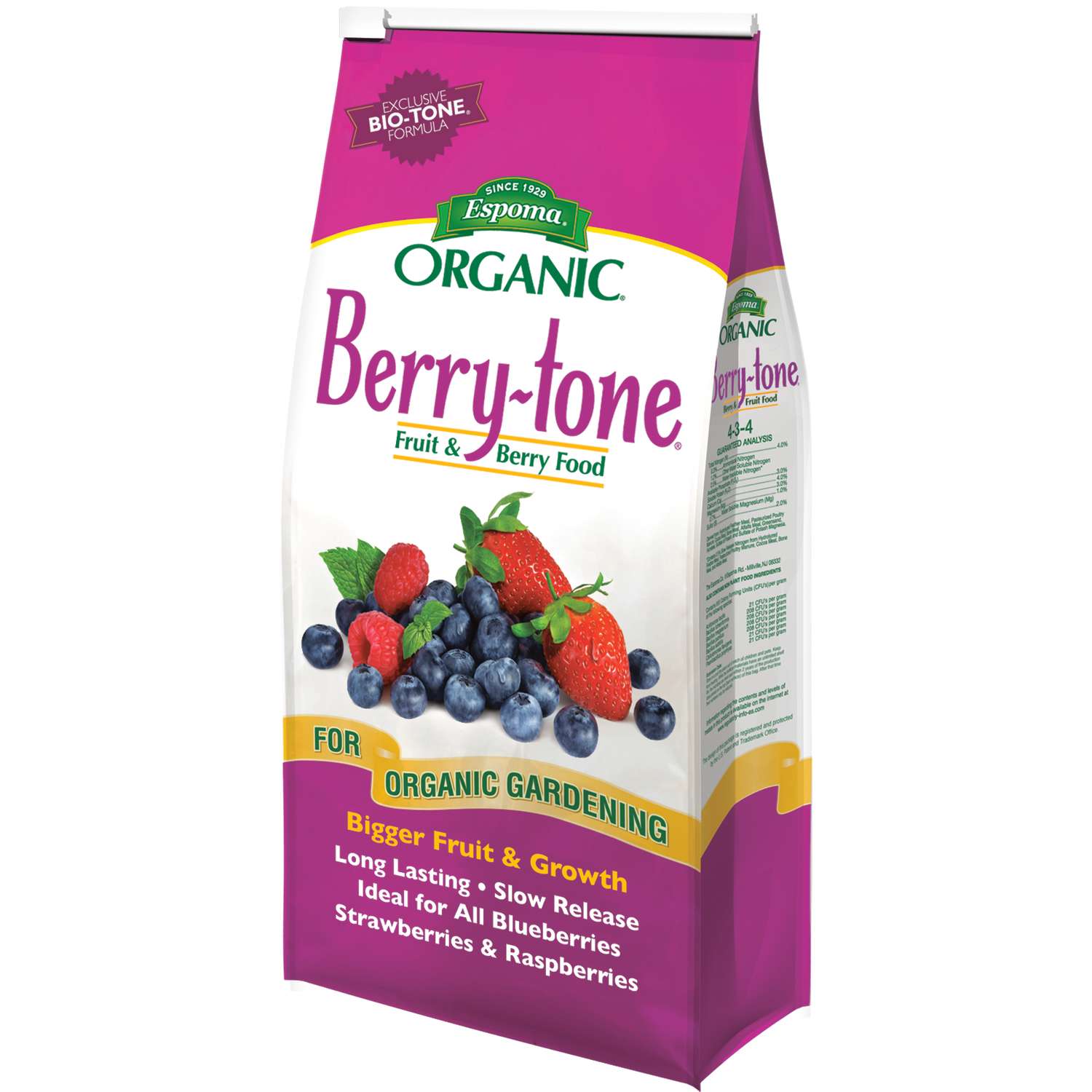 Espoma Berry Tone Organic Granules Plant Food 4 Lb