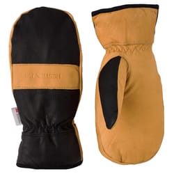 Hestra Job Unisex Outdoor Mitten Winter Work Gloves Black/Yellow XL 1 pair