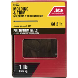 Maze Nails 6D 2 in. Slate Polished Copper Nail Flat Head 1 lb