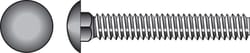 HILLMAN 1/4 in. X 5-1/2 in. L Zinc-Plated Steel Carriage Bolt 100 pk