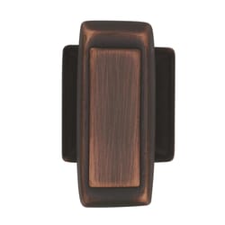 Amerock Mulholland Square Furniture Knob 1-1/4 in. D 1-1/8 in. Oil Rubbed Bronze 1 pk