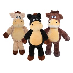 Petsport Assorted Plush Billy Bronco Dog Toy Medium/Large 1 pk