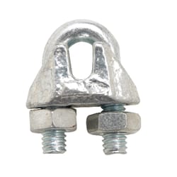Campbell Electrogalvanized Malleable Iron Wire Rope Clip 1/16 in. L