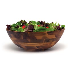 Lipper International Acacia Wood Large Footed Flared Serving Bowl 1 pk