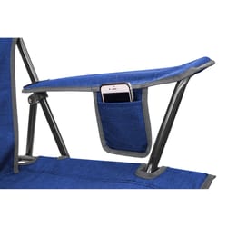 GCI Outdoor Comfort Pro Heathered Royal Camping Folding Chair